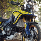 Legundary Suzuki V-Strom 800DE Vector Radiator Grille - Silver Finish