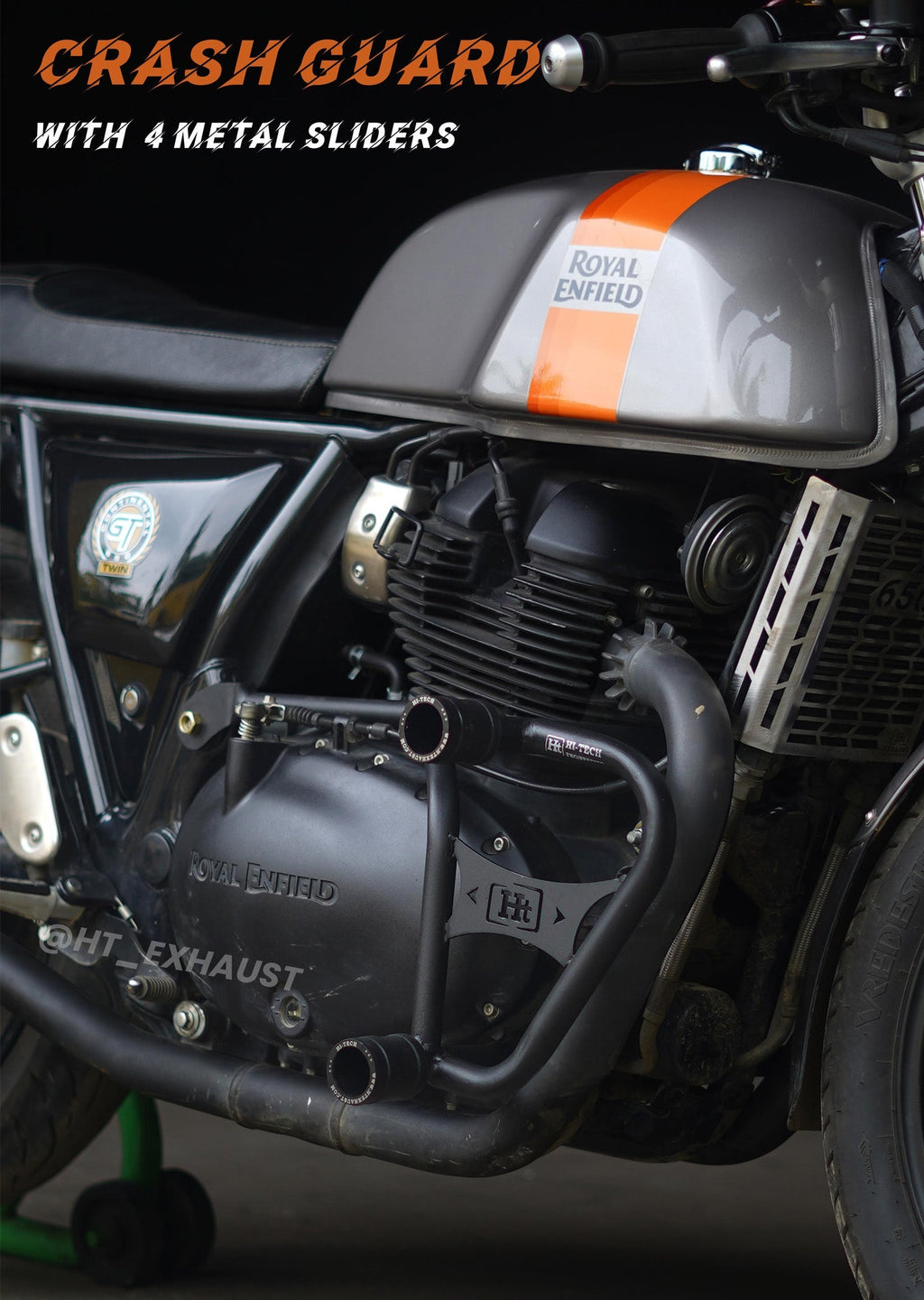 Premium Crash Guard for INTERCEPTOR 650 / GT 650 – SB 974