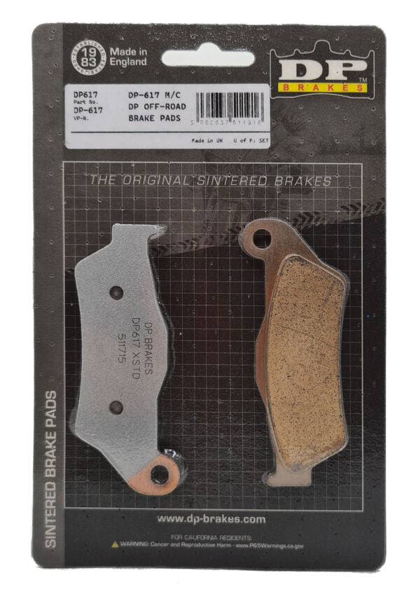 DP Sintered Brake Pads for Bajaj Dominar 400 (Upto 2018) - Standard