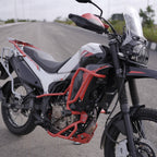 Red Upper Crash Guard for Hero Xpulse 210 – Heavy-Duty Protection