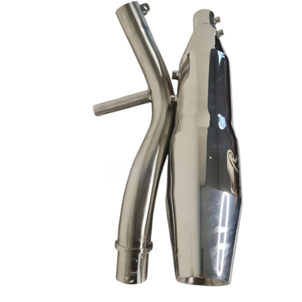 RE Guerrilla 450 Red Rooster Performance Exhaust by Orion (Polish)