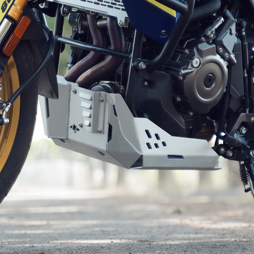 Legundary Suzuki V-Strom 800DE Vambrace Bash Plate - Silver