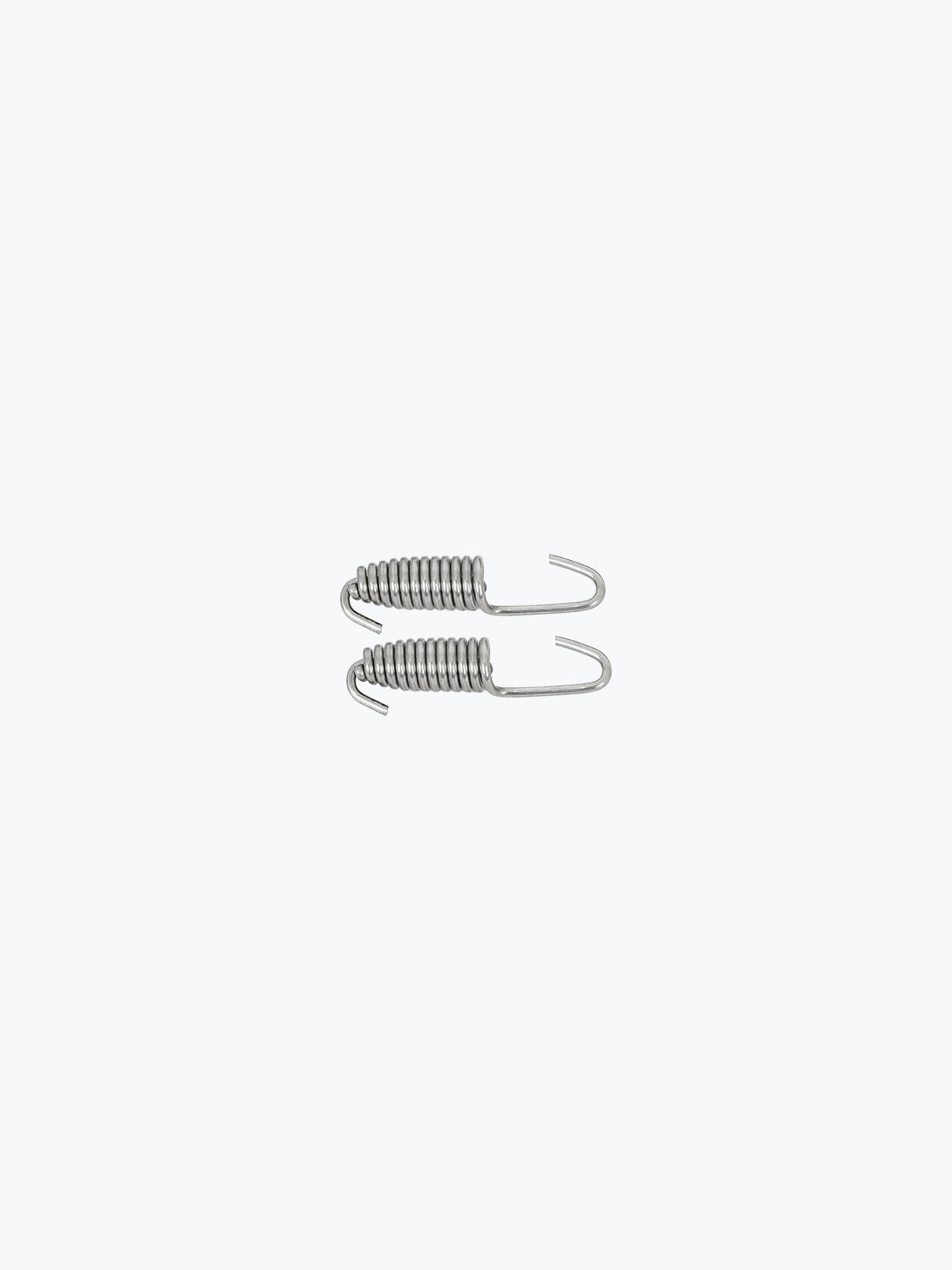 Two stainless steel exhaust springs for motorcycle slip-on exhaust system