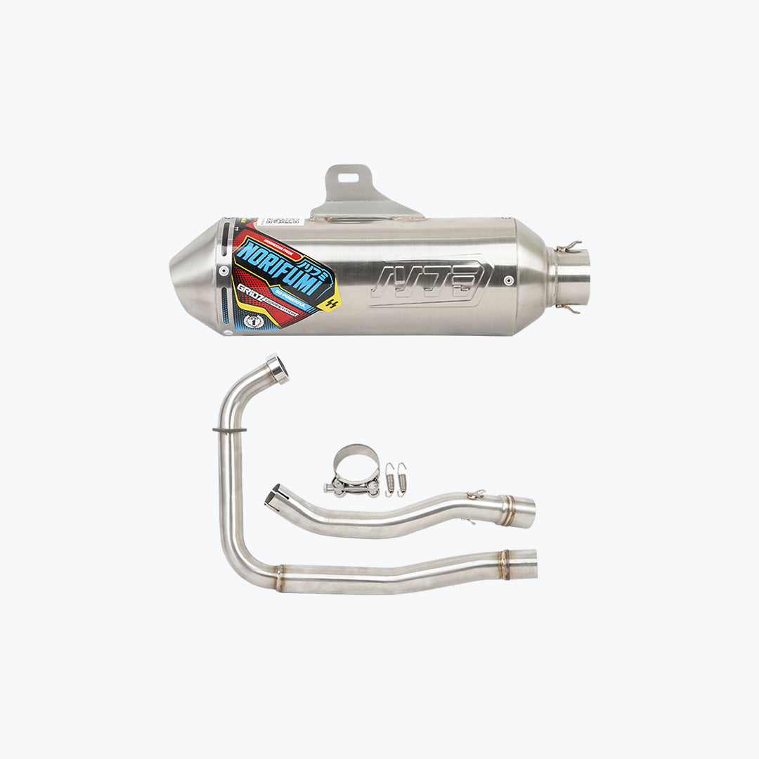 Norifumi Xpulse 210 Exhaust Gridz Kompetisi + DB Killer – Performa Maksimal, Suara Lebih Garang
