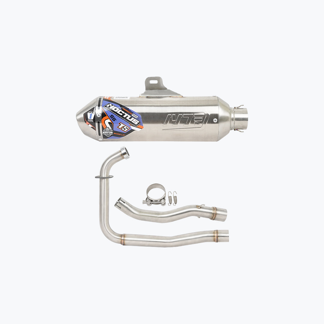 Norifumi Xpulse 210 Exhaust System - T5 Bore Up + DB Killer