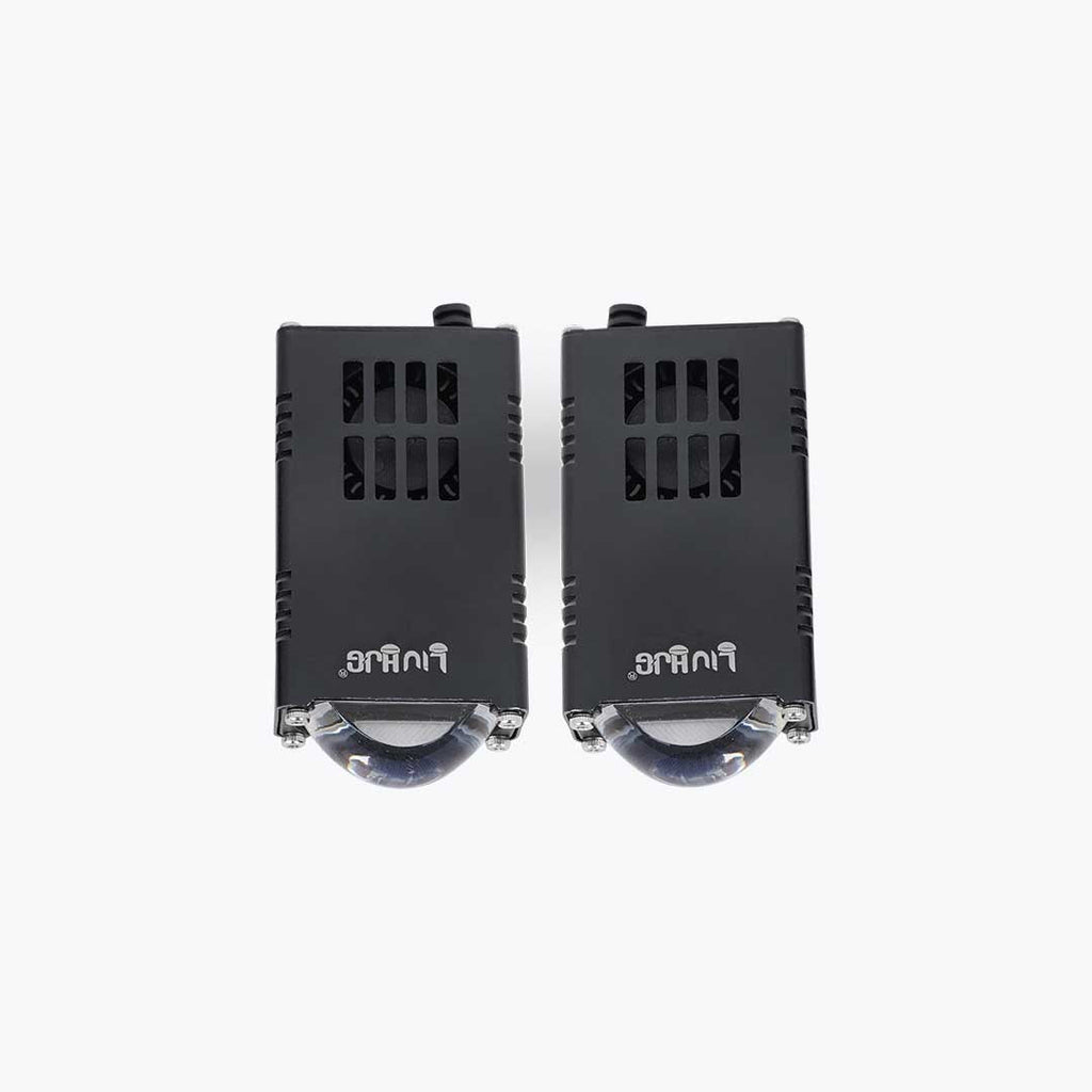 HJG Square Slim Waymaker Mini Drive Fog Light Pair - Compact, High-Performance Driving Fog Lamps