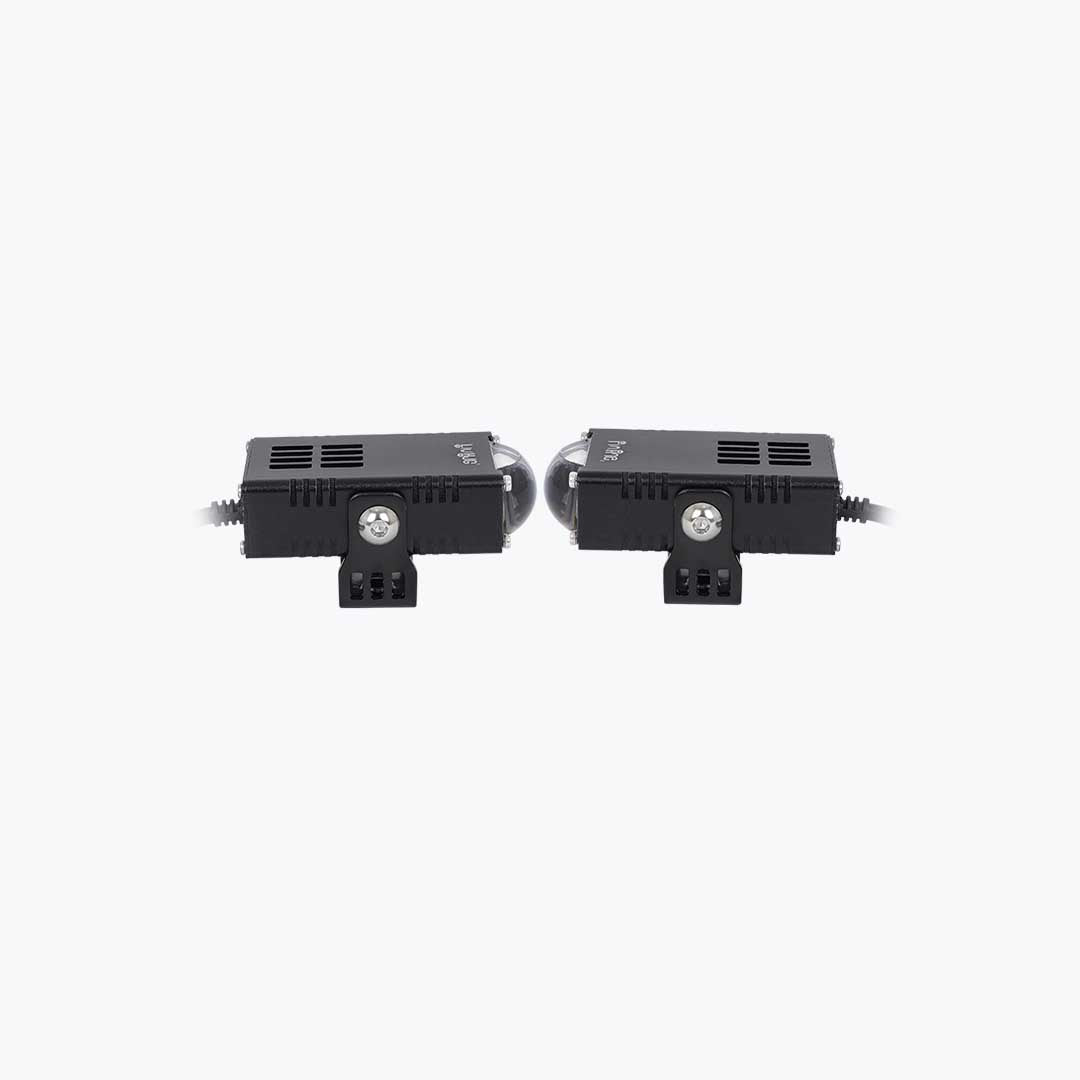 HJG Square Slim Waymaker Mini Drive Fog Light Pair - Compact, High-Performance Driving Fog Lamps
