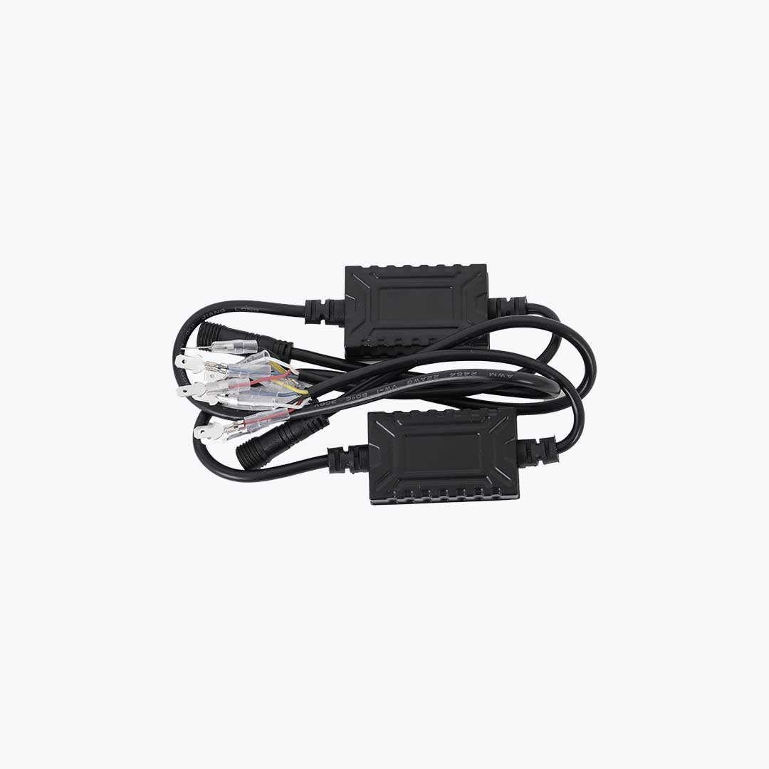 HJG Square Slim Waymaker Mini Drive Fog Light Pair - Compact, High-Performance Driving Fog Lamps