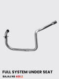 Complete Under-Seat Exhaust System Bend for Bajaj NS 400 Z - SB 993