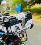 LGP 25 Litres Aluminium Top Box with Graphics Universal 2.0 - Fits All Motorcycles