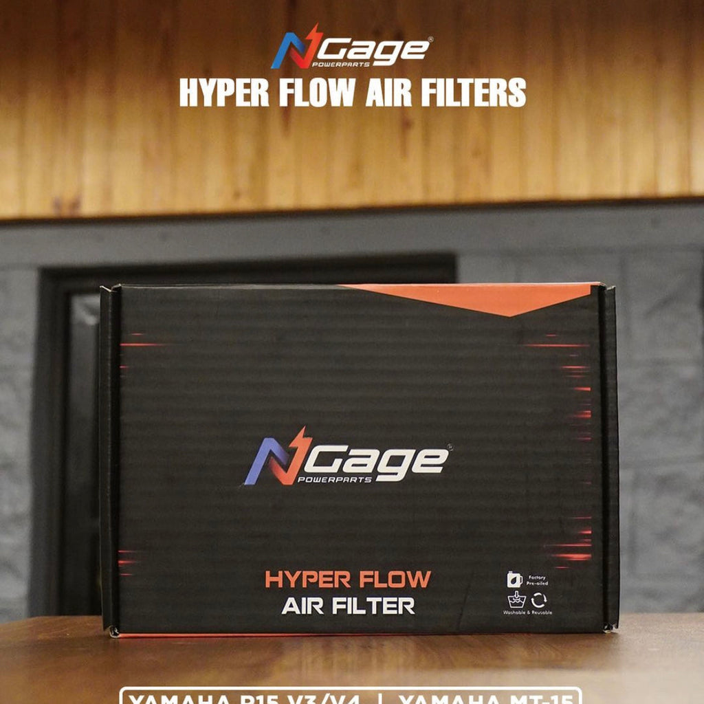 Yamaha XSR155 HyperFlow Air Filter by Ngage Powerparts – High-Flow Performance Upgrade