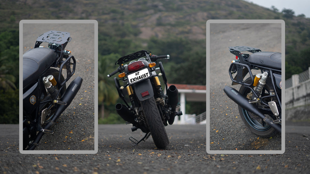 Interceptor & GT 650 Exhaust – Black Finish (IN 320)