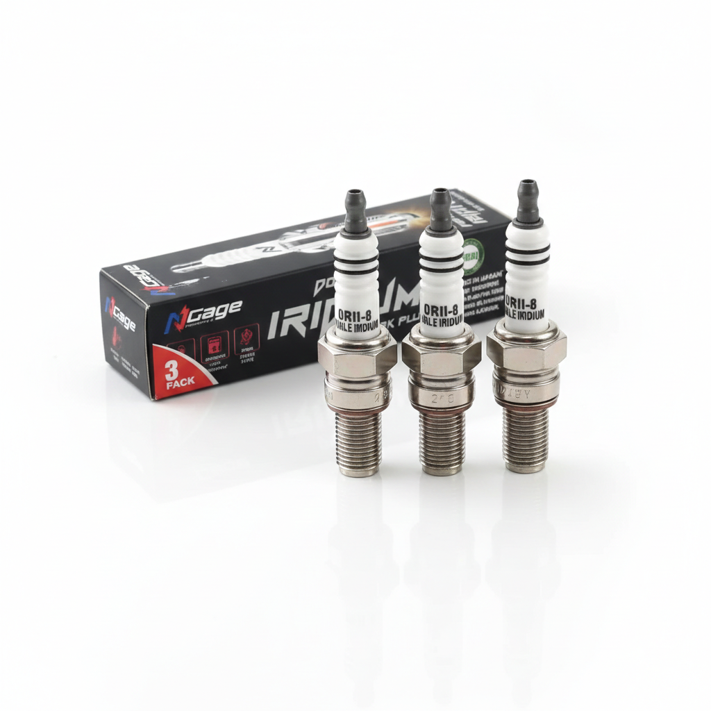 Pulsar RS200 NGAGE Double Iridium Spark Plug – Made in Japan – Pack of 3