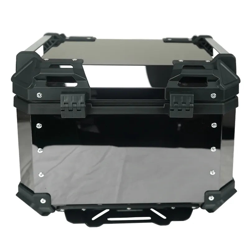 LGP Black Titanium Large-Capacity Aluminium Top Box, 45 L, Fits All Motorcycles