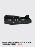 Black Silencer Heat Shield for Harley X 440 / SB 1052