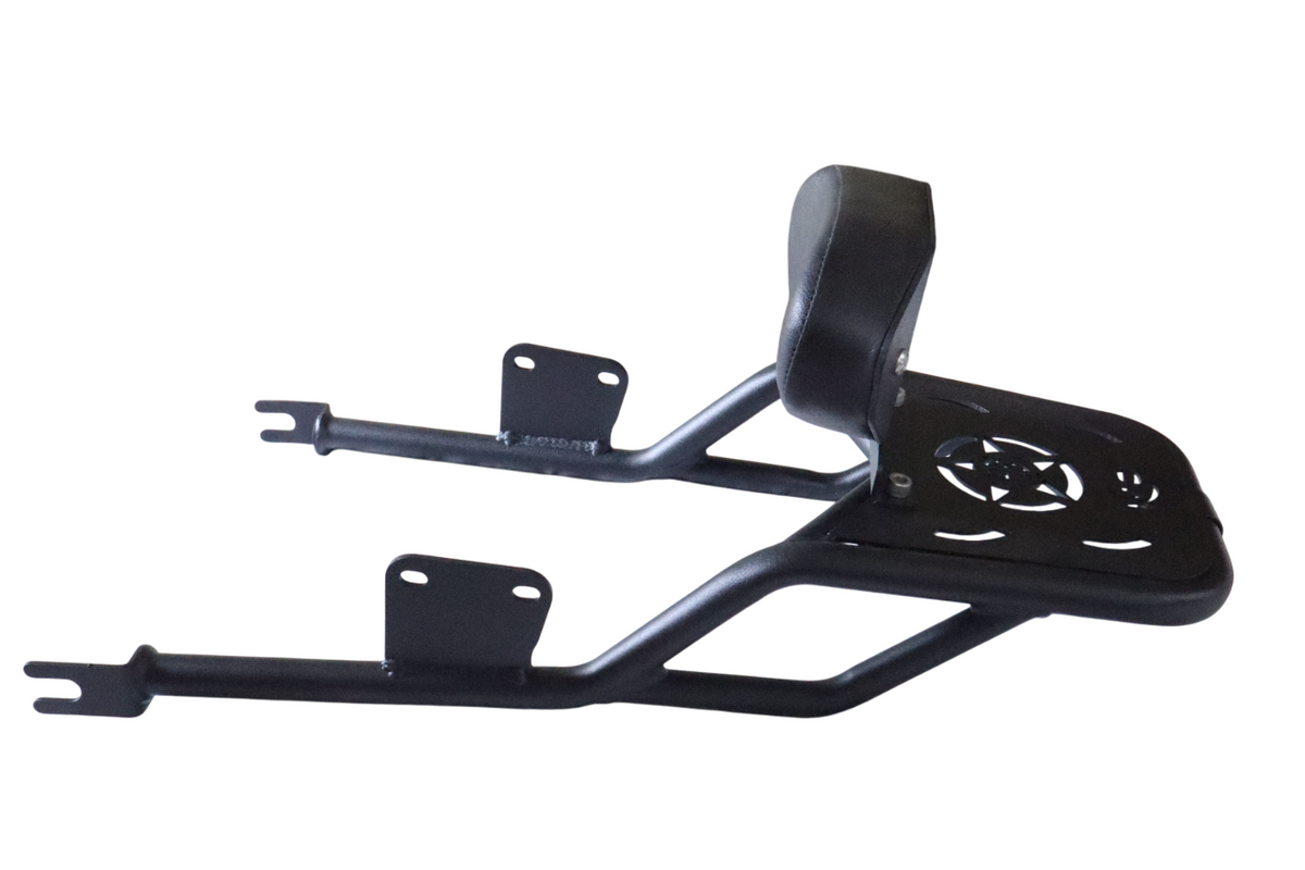 Pipe Carrier with Backrest for Royal Enfield Classic Reborn 350 - Moto Modz