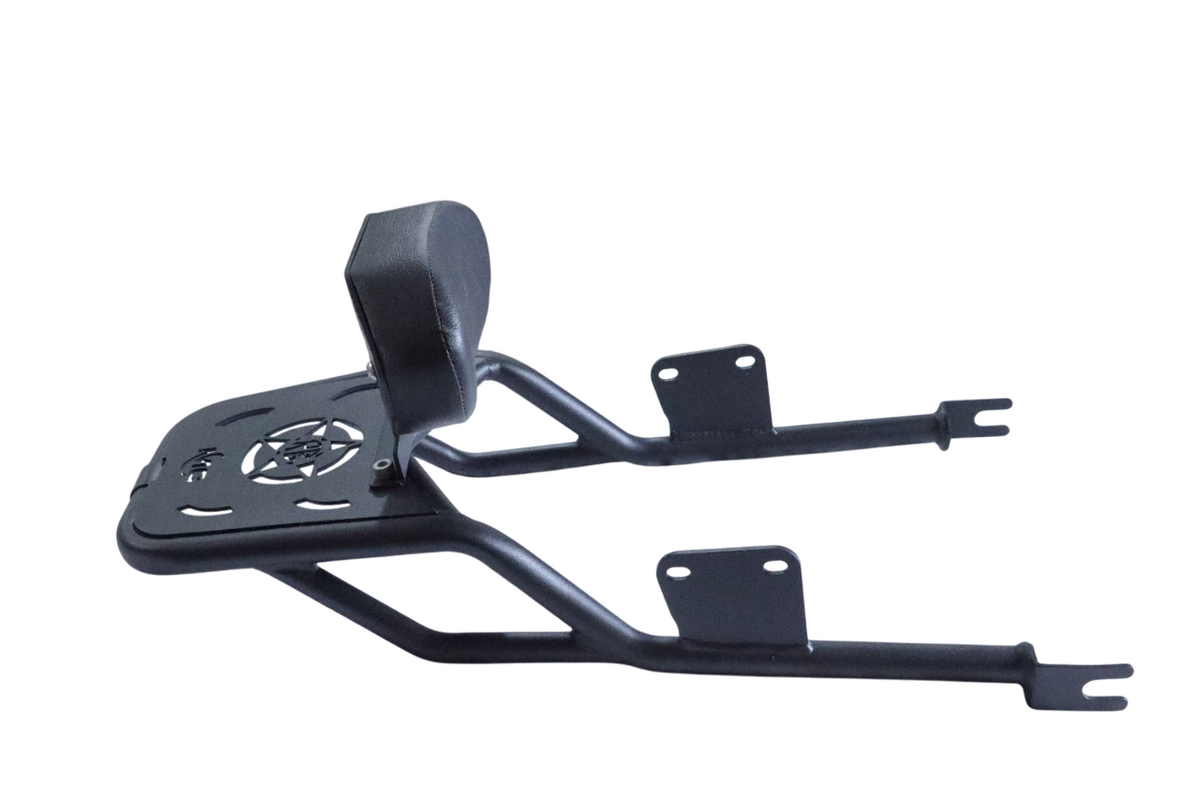 Pipe Carrier with Backrest for Royal Enfield Classic Reborn 350 - Moto Modz