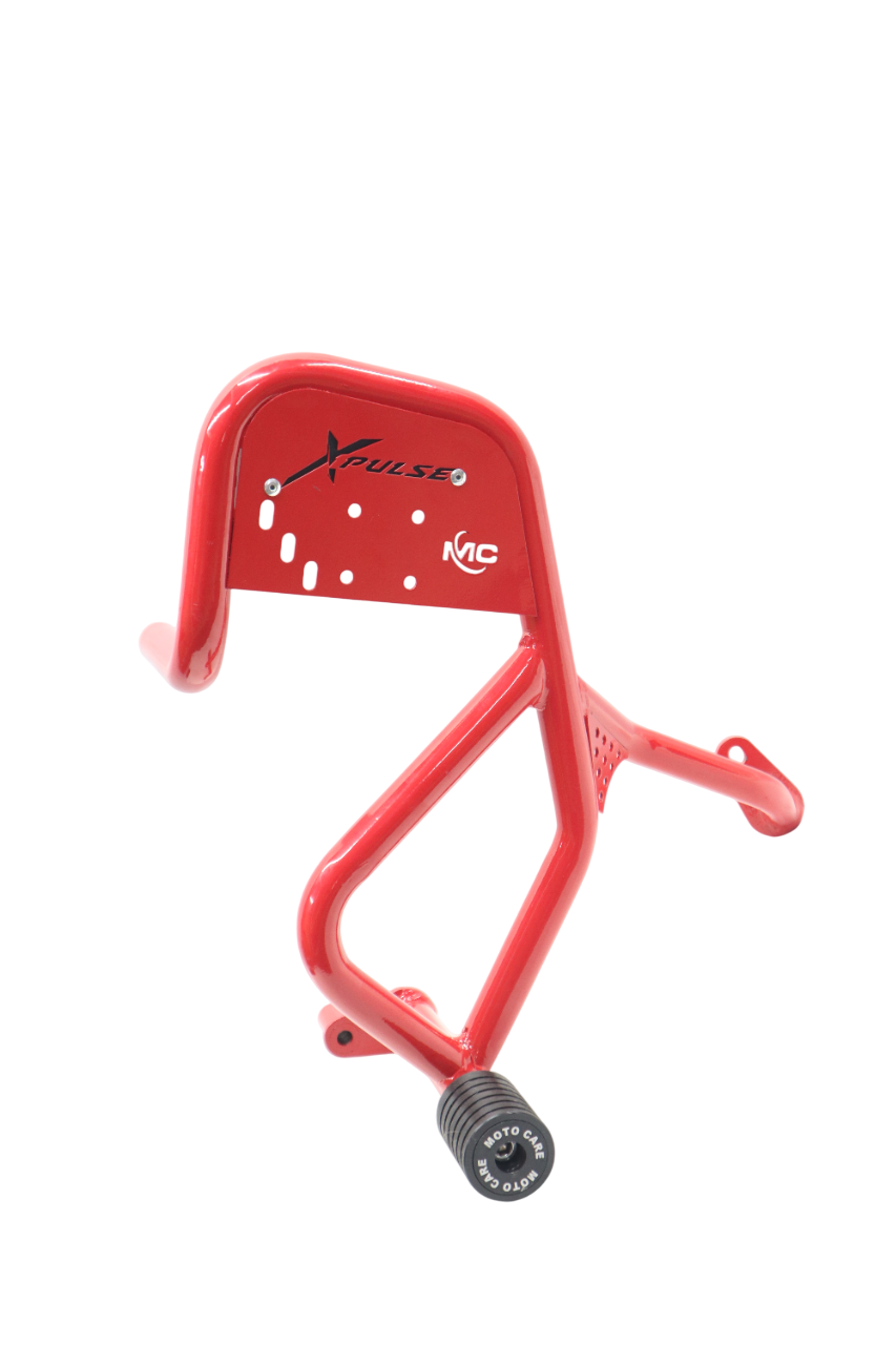 Red Dual-Slider Crash Guard for Hero Xpulse 210