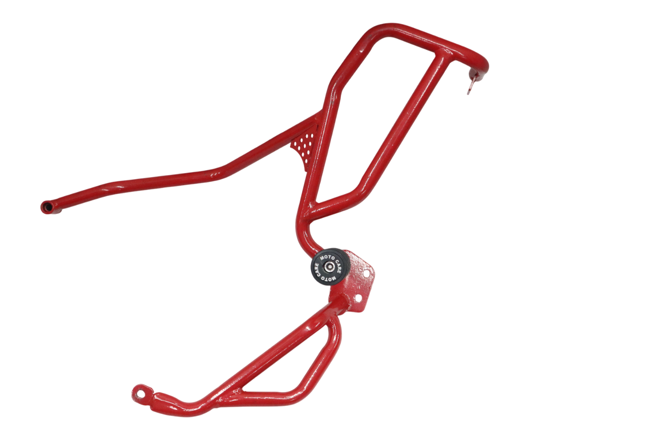 Red Upper Crash Guard for Hero Xpulse 210 – Heavy-Duty Protection