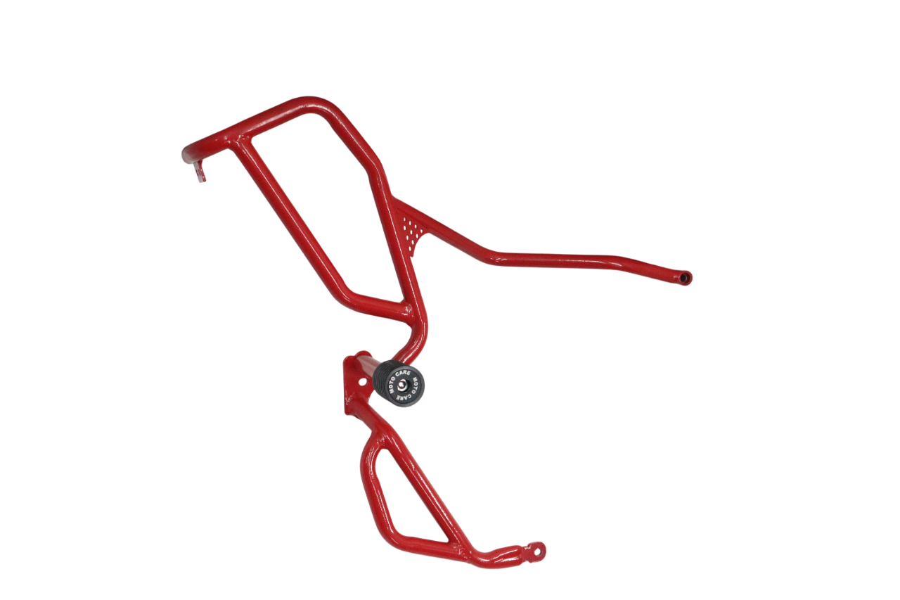 Red Upper Crash Guard for Hero Xpulse 210 – Heavy-Duty Protection