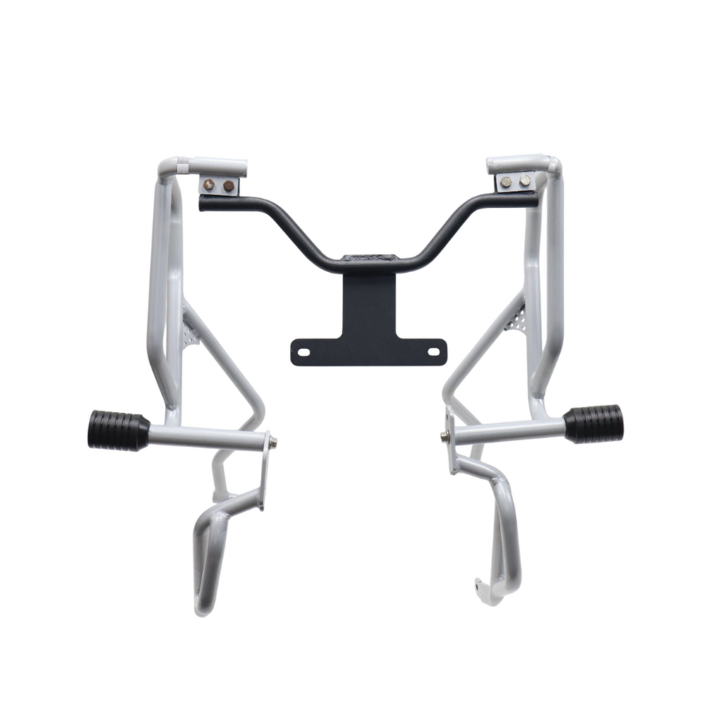 Rugged Upper Crash Guard for Hero Xpulse 210 – Silver Finish