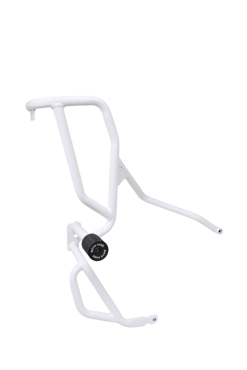 Premium White Upper Crash Guard for Hero Xpulse 210 – Durable Motorcycle Protection
