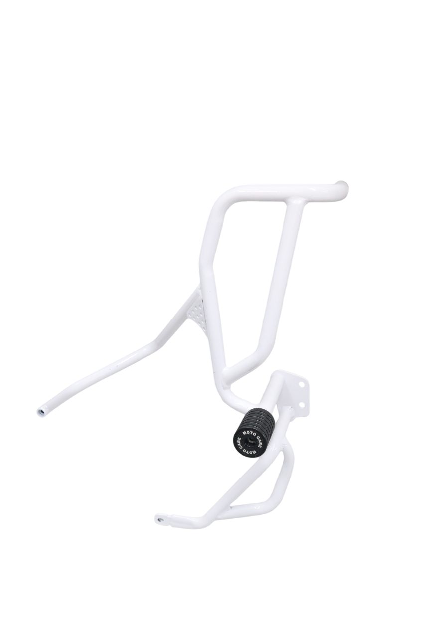 Premium White Upper Crash Guard for Hero Xpulse 210 – Durable Motorcycle Protection