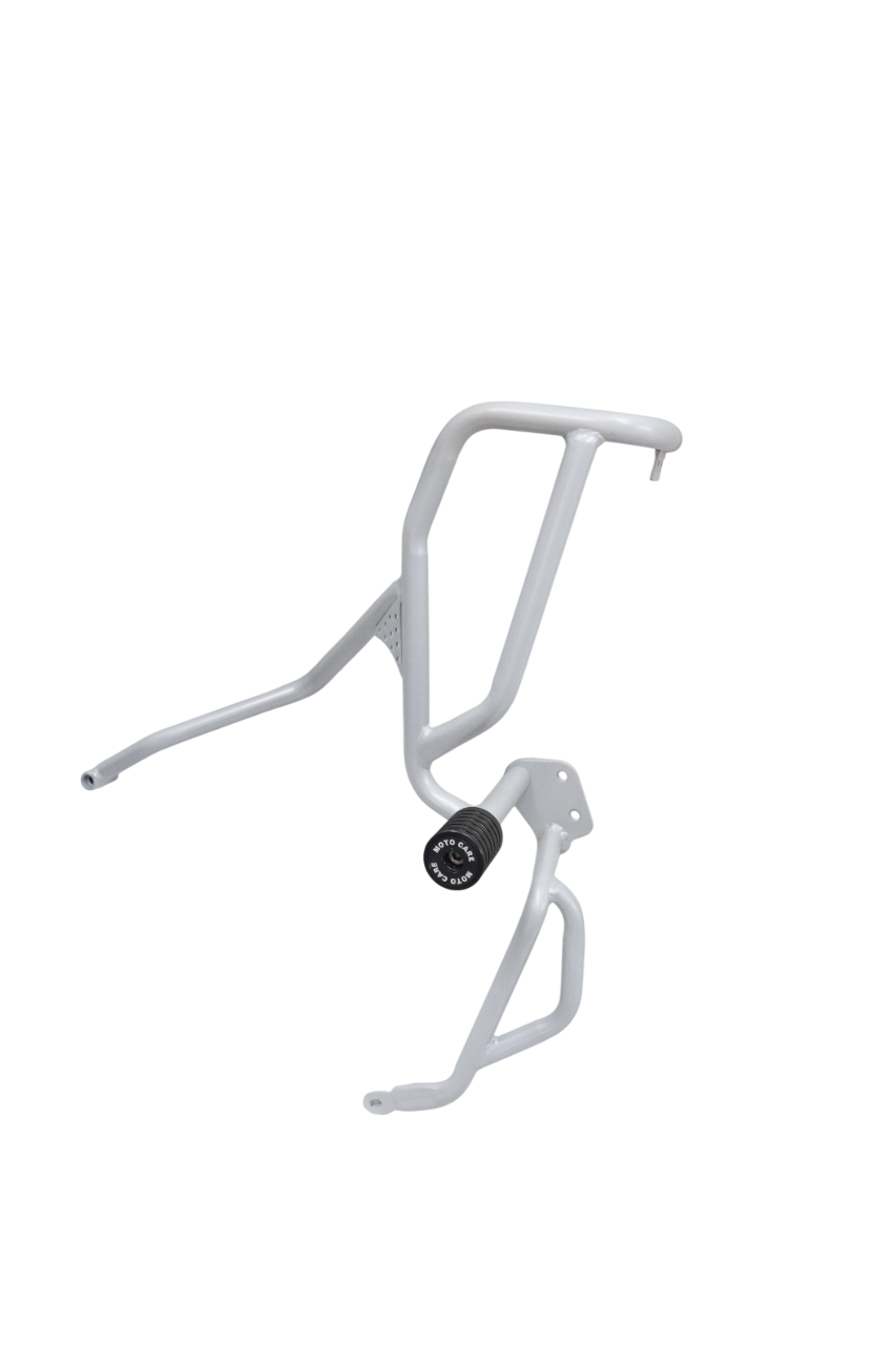 Rugged Upper Crash Guard for Hero Xpulse 210 – Silver Finish