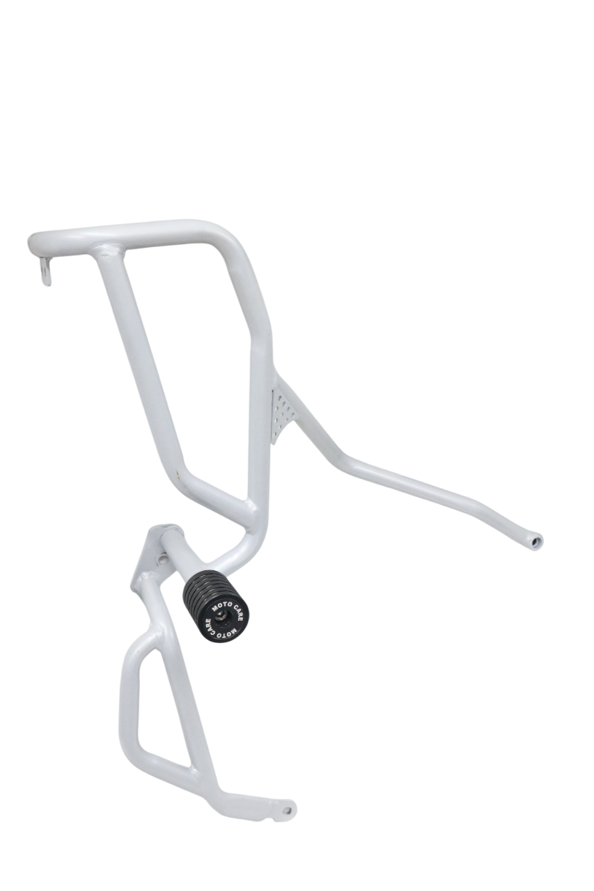Rugged Upper Crash Guard for Hero Xpulse 210 – Silver Finish