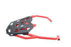 Red & Black Pipe Carrier for Hero Xpulse 210 – Durable Motorcycle Cargo Rack