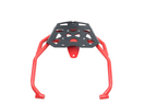 Red & Black Pipe Carrier for Hero Xpulse 210 – Durable Motorcycle Cargo Rack