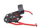 Premium Red & Black Pipe Carrier with Backrest for Hero Xpulse 210