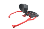 Premium Red & Black Pipe Carrier with Backrest for Hero Xpulse 210