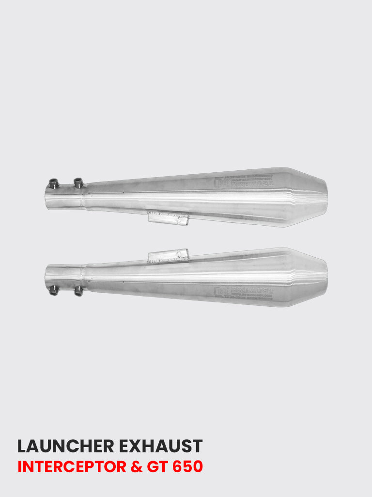 Launcher Exhaust System for Interceptor and Continental GT 650 - IN 314