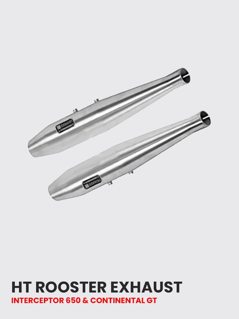 HT Rooster Exhaust System for Interceptor 650 and Continental GT 650 – IN 318