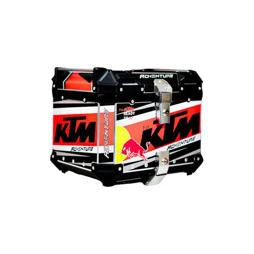 LGP Premium Aluminium KTM Graphics Top Box – 45 L Capacity