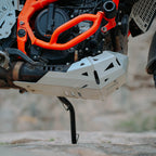 Legundary KTM 390 Enduro R Vambrace Bash Plate - Silver Finish