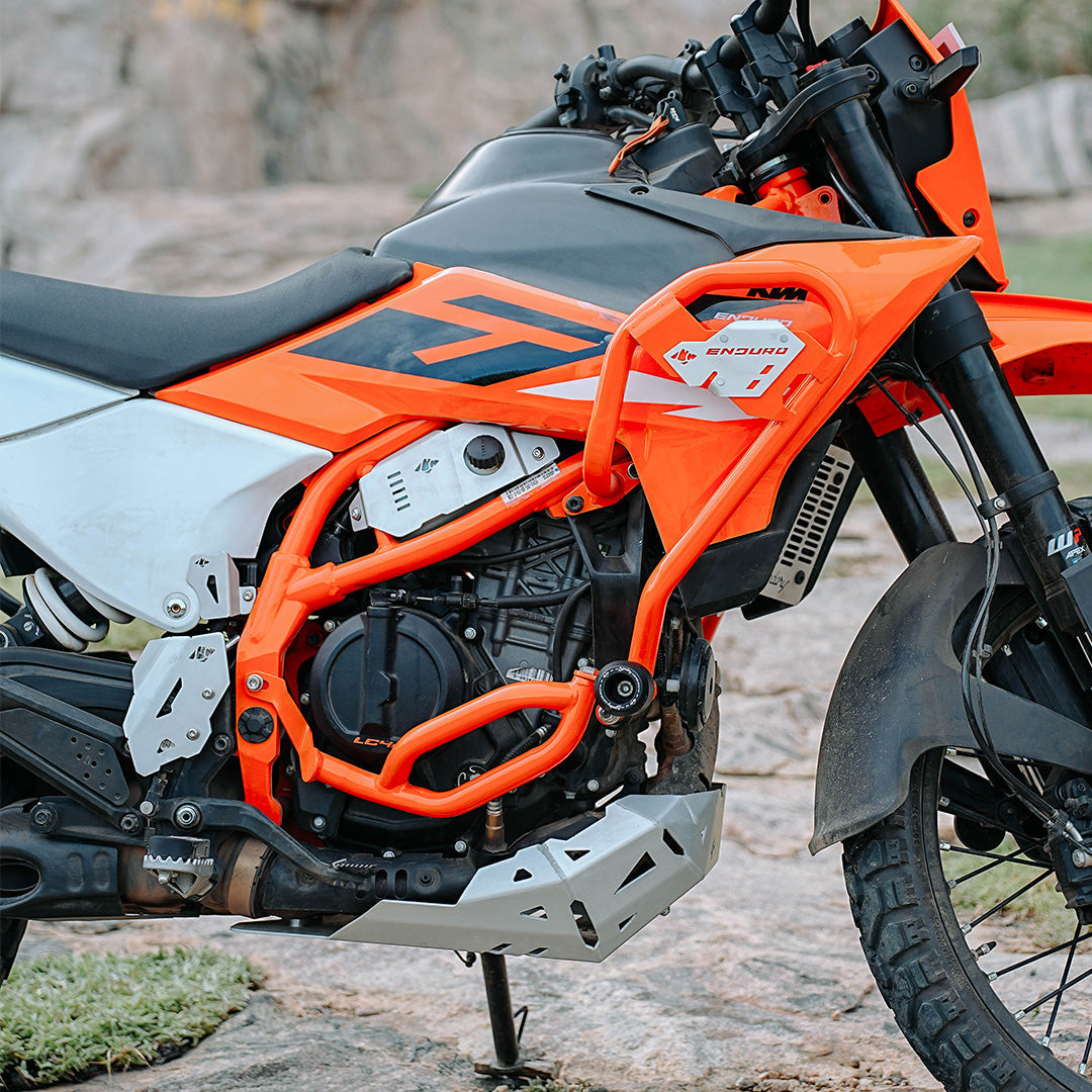 Legendary KTM 390 Enduro R Defender Crash Guard - Bright Orange