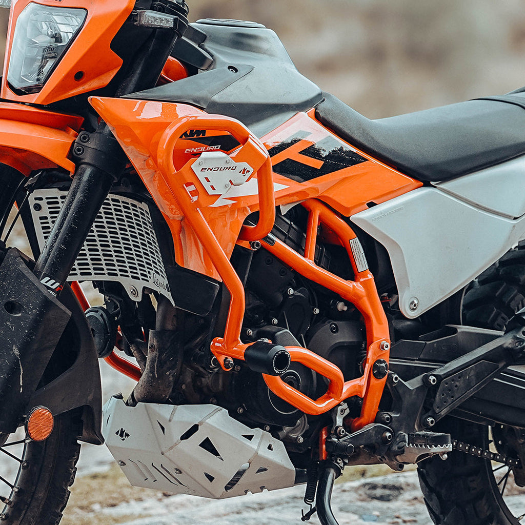 Legendary KTM 390 Enduro R Defender Crash Guard - Bright Orange