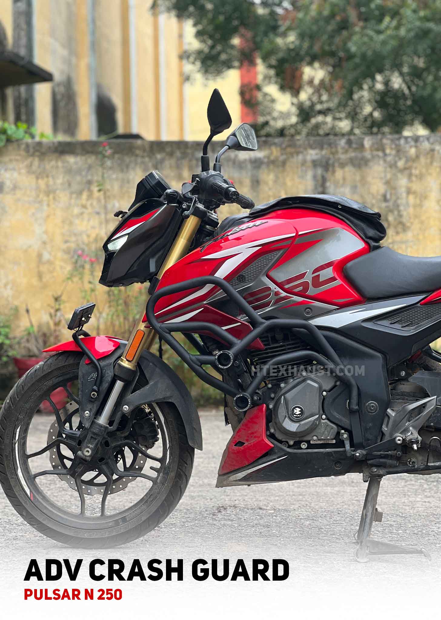 PULSAR N 250 ADV CRASH GUARD WITH 4 SLIDERS - SB 1069