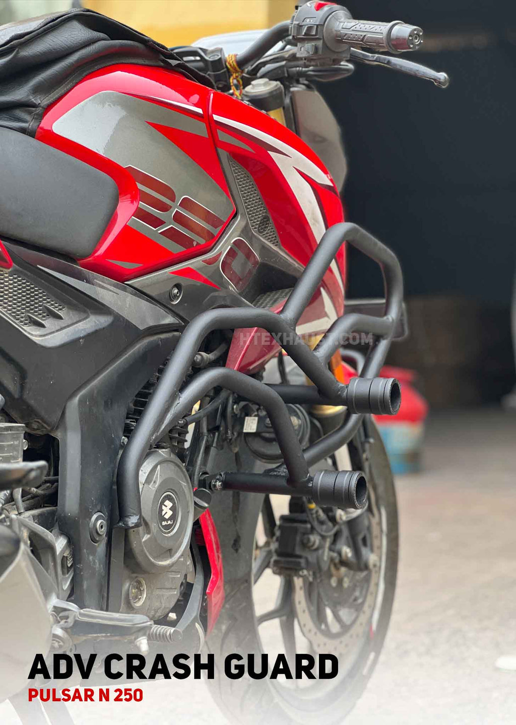 PULSAR N 250 ADV CRASH GUARD WITH 4 SLIDERS - SB 1069