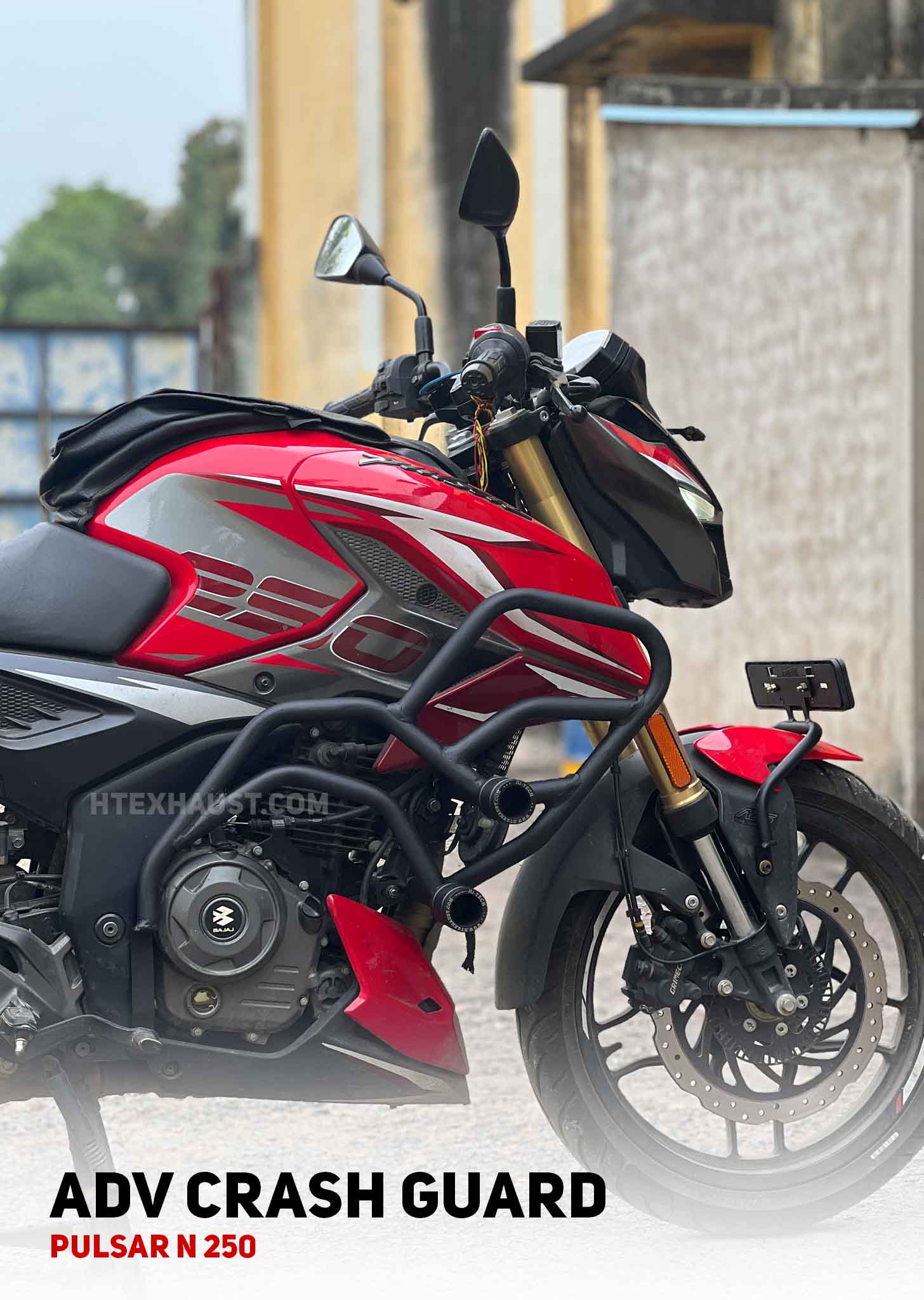 PULSAR N 250 ADV CRASH GUARD WITH 4 SLIDERS - SB 1069