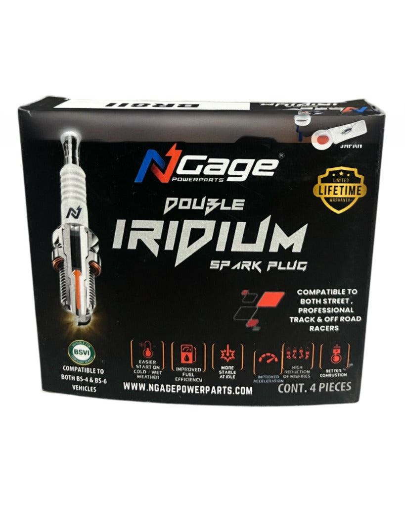 NGAGE Double Iridium Spark Plug B8RII for Suzuki V-Strom 250 SX – Moto Modz