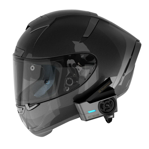 BluArmor C30 Mesh Bluetooth Intercom System — Universal Helmet Compatibility, 1-Year Warranty
