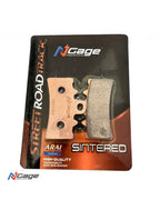 High-quality sintered brake pads for motorcycle, packaged for street and road track use