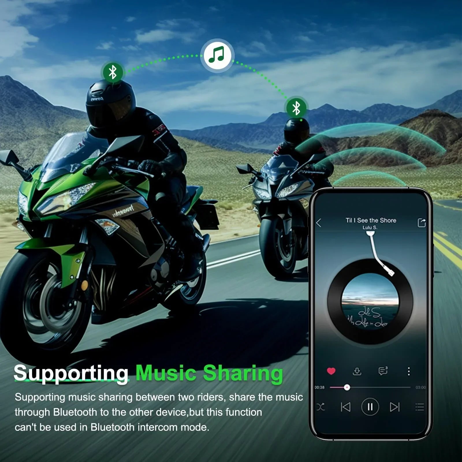 EJEAS VNetphone Q8 Mesh Intercom – Seamless Wireless Mesh Communication for Helmets