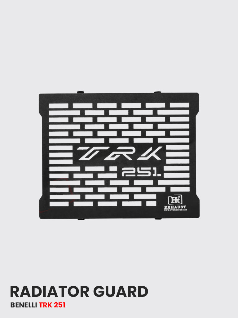 Premium Matte Black Radiator Guard for Benelli TRK 251 - RD 734