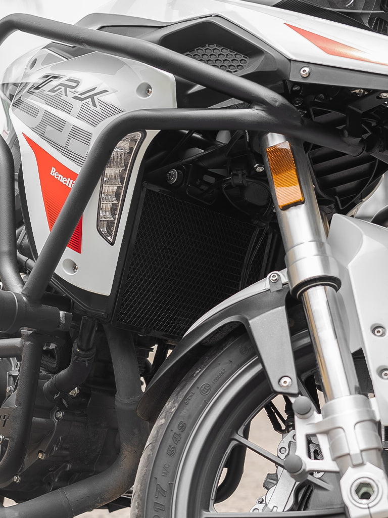 Premium Matte Black Radiator Guard for Benelli TRK 251 - RD 734