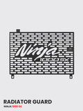 Premium Radiator Guard for Kawasaki Ninja 1000 SX – Black Matte & Silver Finish (RD 735)