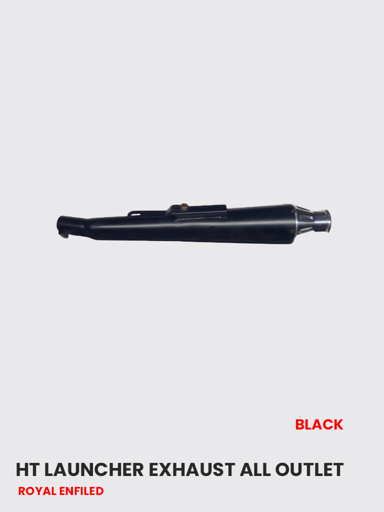 HT Launcher Exhaust - All Outlet Black (RE 079B)
